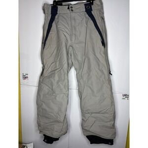 Burton Universe Series Gray Insulated Snowboard Pants Mens XL Storm-Lite Taped